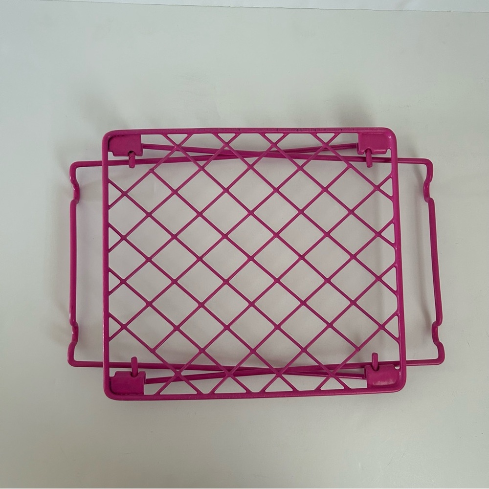 Collapsible Pink Metal Plastic Coated School Home Locker Shelves
